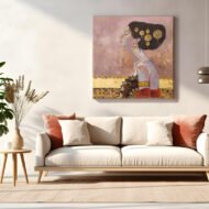 Poised Woman - Mixed Media on Canvas - Image 3