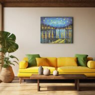 Reflections of the Night - Painting on Canvas - Image 3