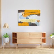 Energy in Motion: Abstract Hues - Painting on Canvas - Image 3