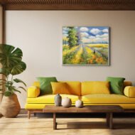 Fields of Tranquility - Painting on Canvas - Image 3