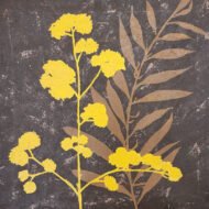 Foliage and Gold - Painting on Canvas