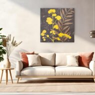 Foliage and Gold - Painting on Canvas - Image 3