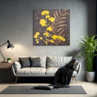 Foliage and Gold - Painting on Canvas - Image 2