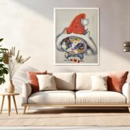 Whiskers & Wishes - Painting on Canvas - Image 3