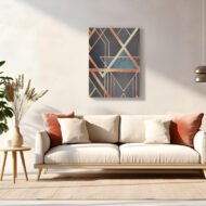 Golden Geometry - Print on Canvas - Image 2