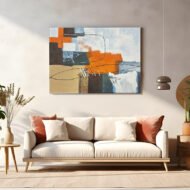 Structured Flow - Painting on Canvas - Image 2