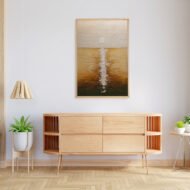 Golden Reflections - Painting on Canvas - Image 2