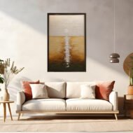 Golden Reflections - Painting on Canvas - Image 3