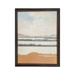 Tranquil Horizons: A Minimalist View - Painting on Canvas