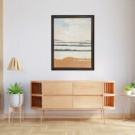 Tranquil Horizons: A Minimalist View - Painting on Canvas - Image 2