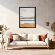 Tranquil Horizons: A Minimalist View - Painting on Canvas - Image 3
