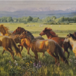 Galloping Grace - Oil on Canvas